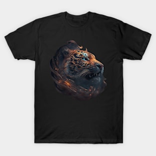 Tiger in Space with unique Design T-Shirt